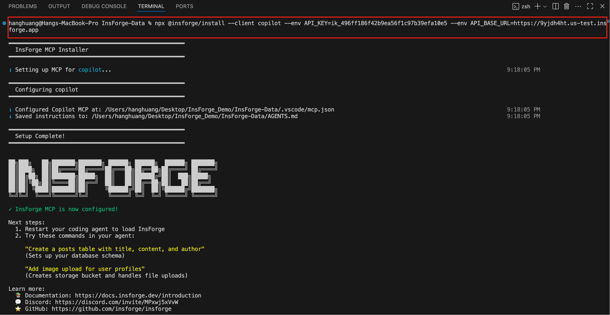 Set up MCP for Cursor, Claude, Windsurf, and more - InsForge Docs